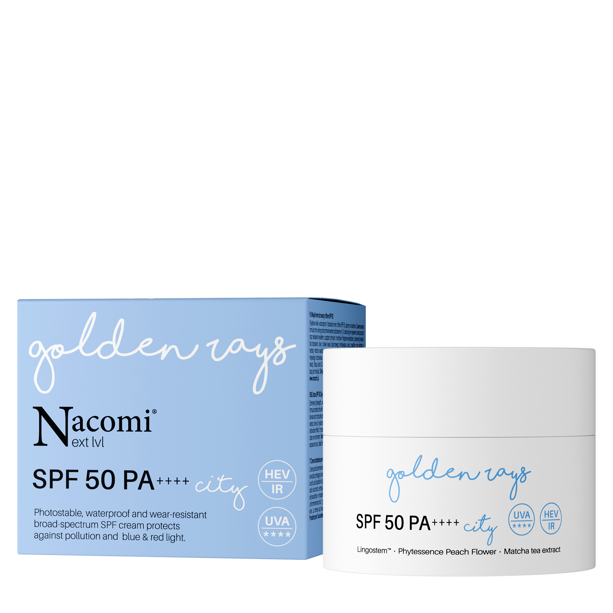 Nacomi Next Lvl Krem do Twarzy SPF50 UV City 50ml