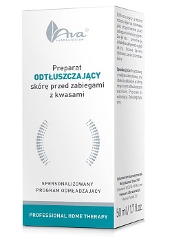 AVA Preparat Odtłuszczający Skórę przed Zabiegami z Kwasami 50ml