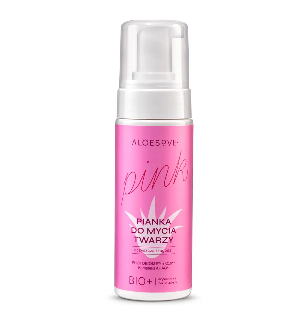 ALOESOVE Pink Pianka do Mycia Twarzy 150ml