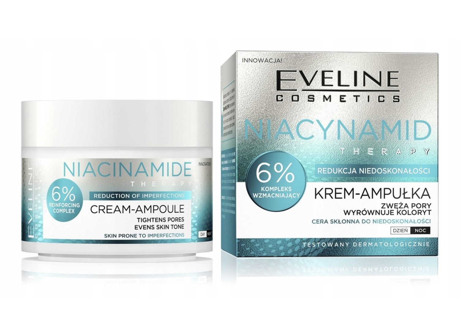 Eveline Krem-Ampułka Niacynamid Redukcja Niedoskonałości 50ml