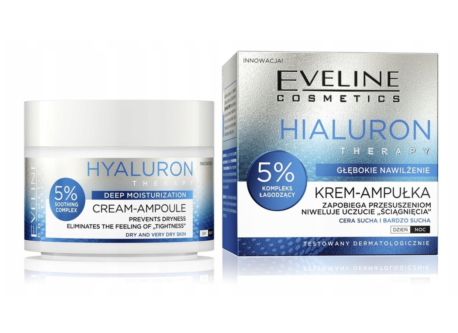 Eveline Krem-Ampułka Hialuron Głębokie Nawilżenie 50ml