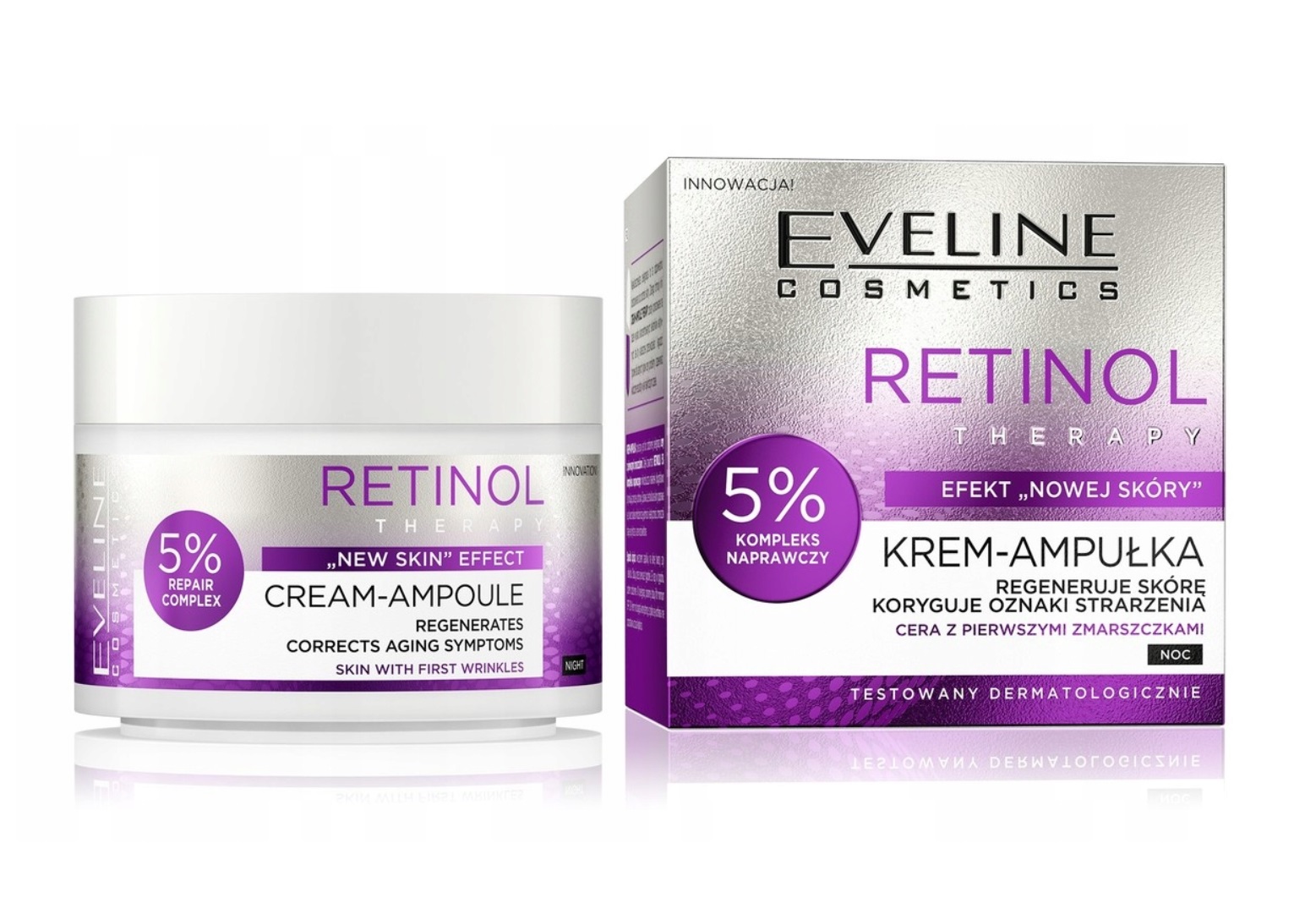 Eveline Krem-Ampułka Retinol Efekt Nowej Skóry 50ml
