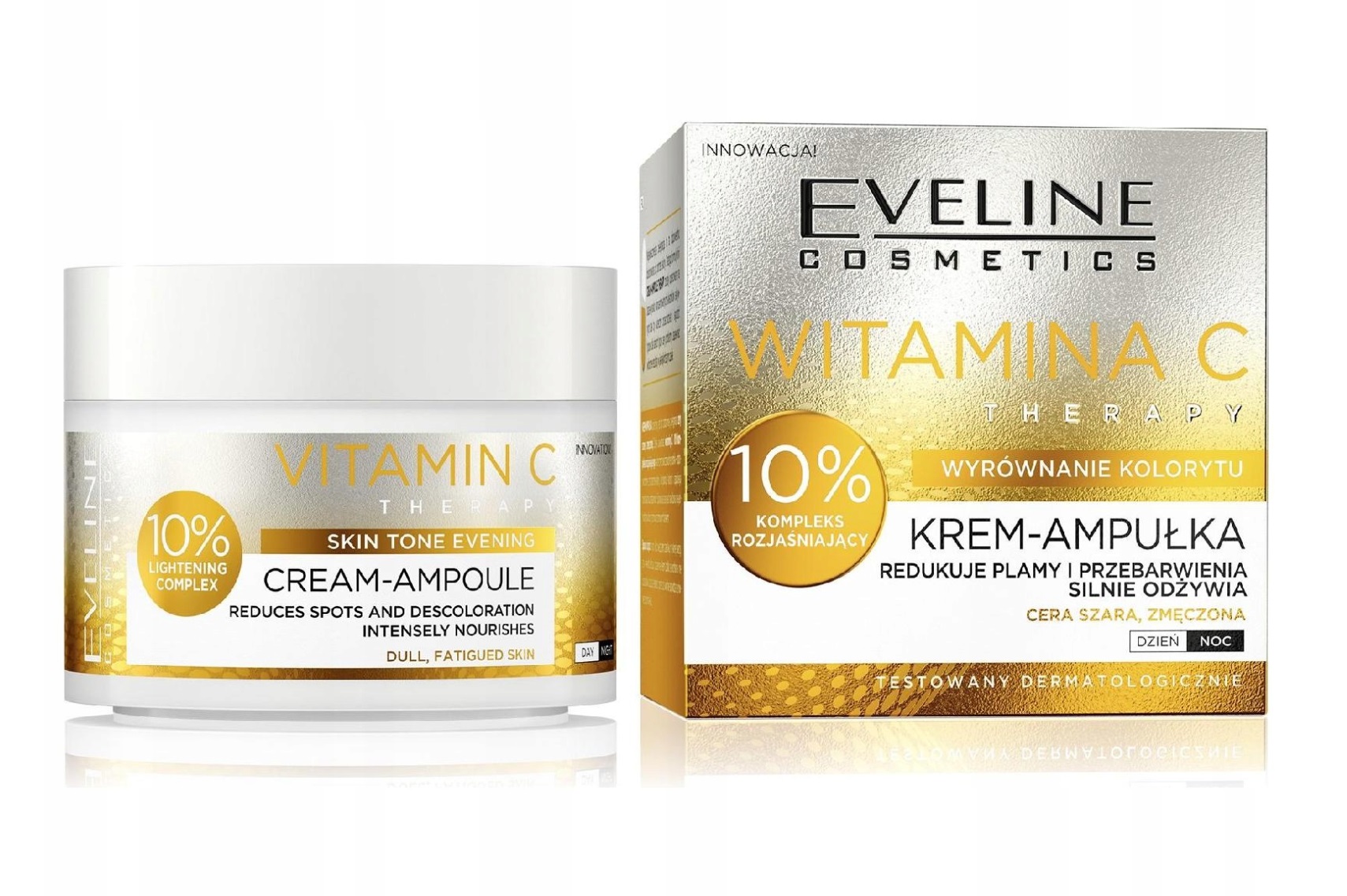 Eveline Krem-Ampułka Witamina C Wyrównanie Kolorytu 50ml