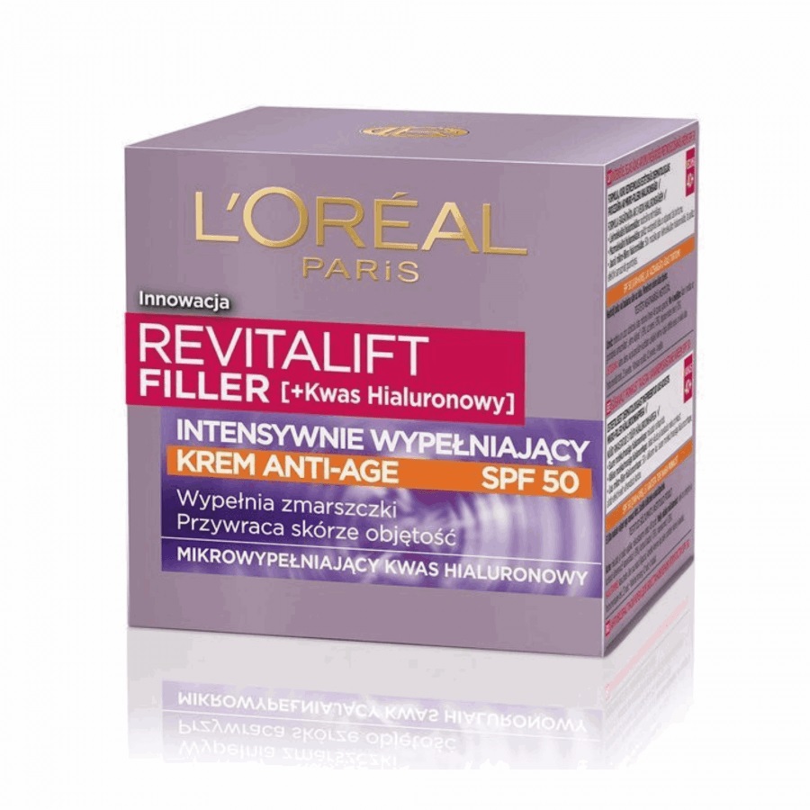 Loreal Revitalift Filler Intensywne Wypełnienie Krem Anti-Age SPF50+ 50ml