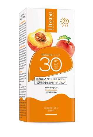 Lirene Peachy Shot Odżywczy Krem pod Makijaż SPF30 50ml