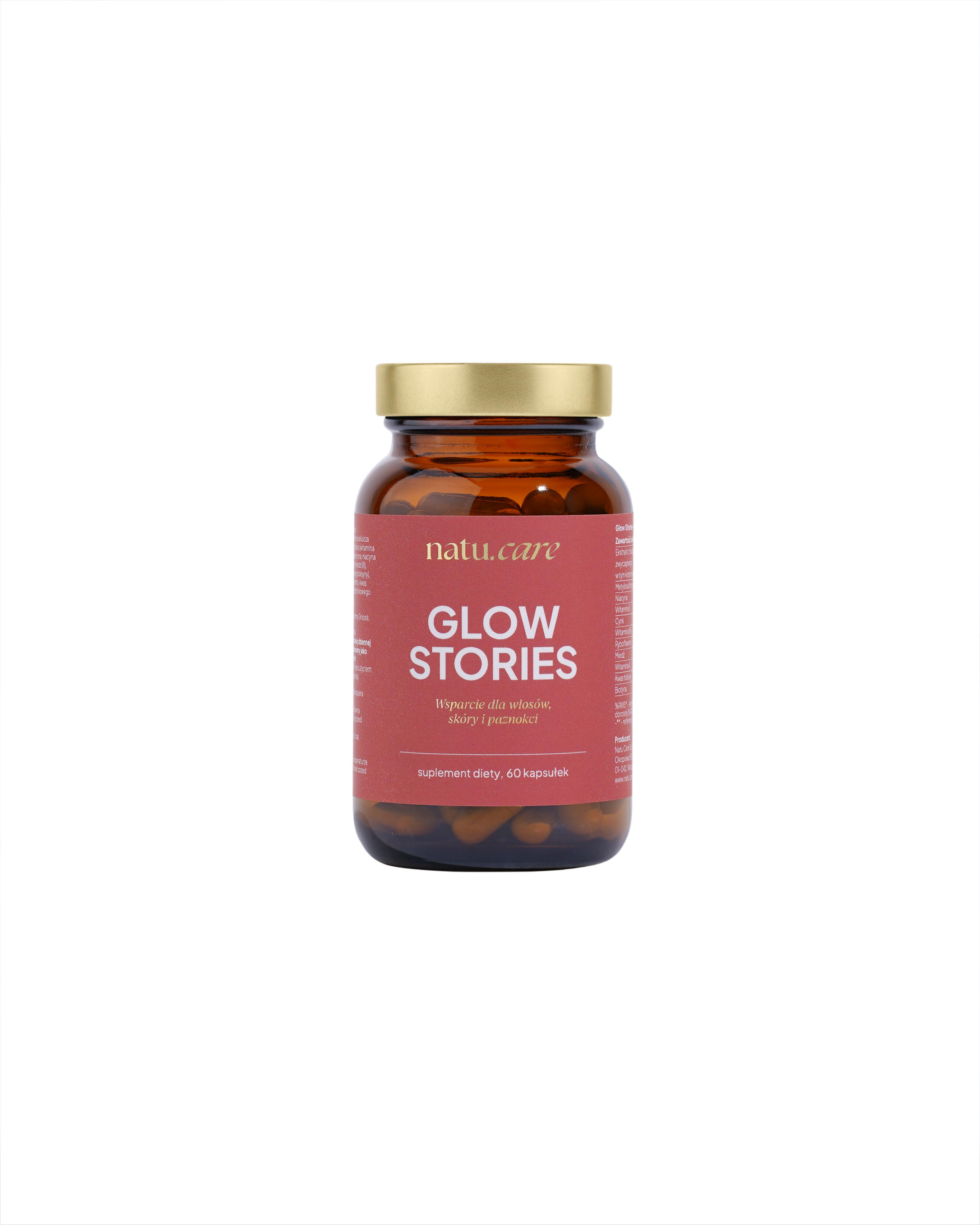 Natu Care Glow Stories Suplement Diety na Włosy Skórę i Paznokcie 60 Kapsułek