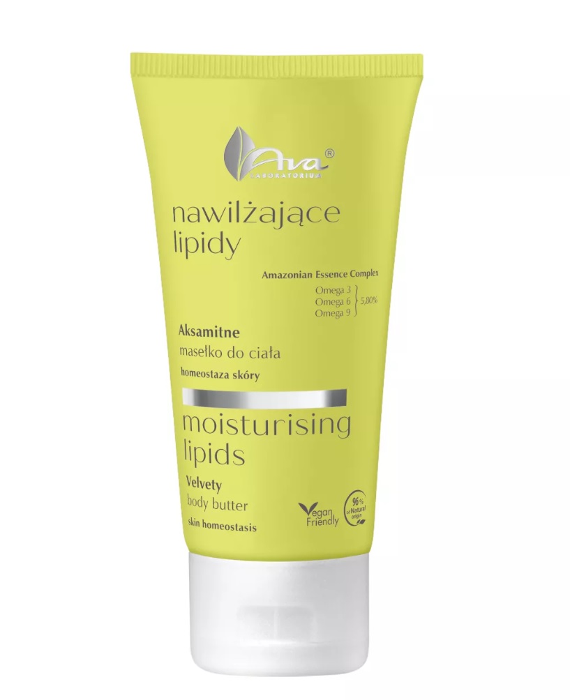 AVA Laboratorium Lipidy Nawilżające Aksamitne Masełko do Ciała 150ml
