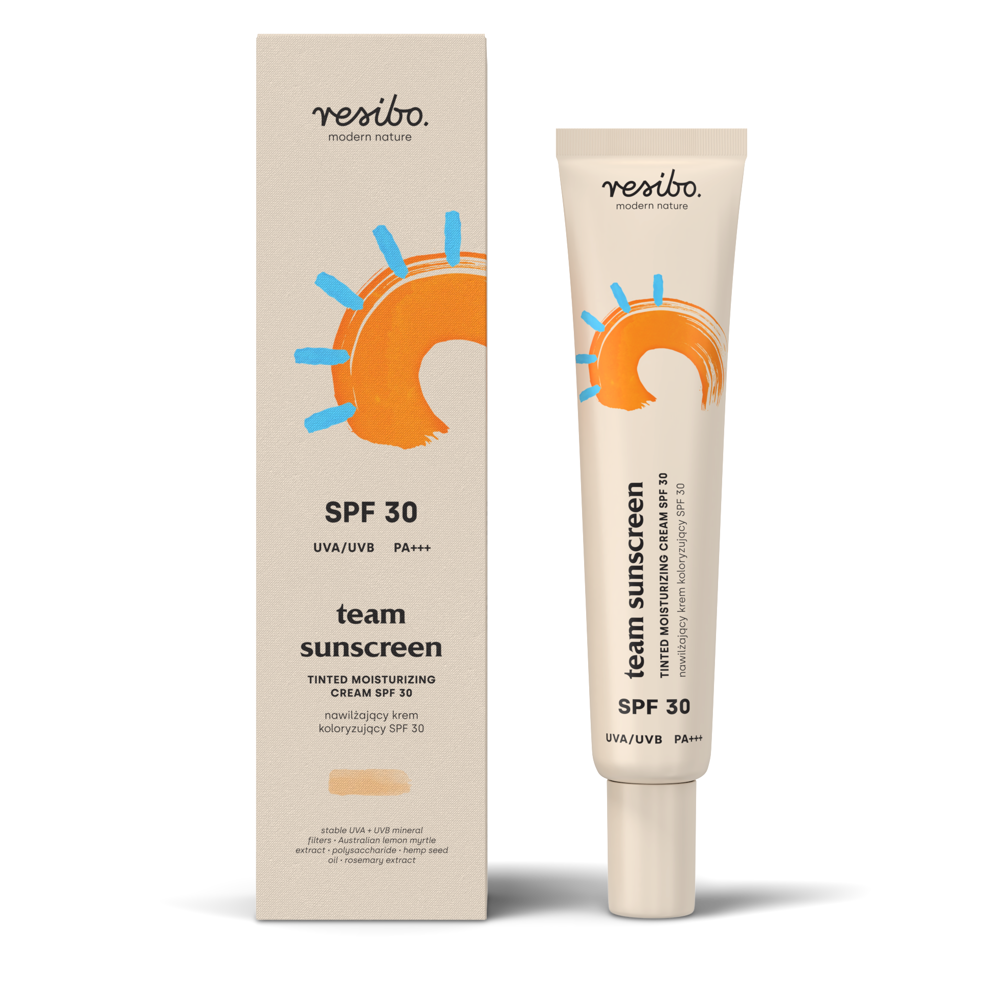 Resibo Team Sunscreen Light Krem Nawilżająco-Regulujący SPF30 40ml