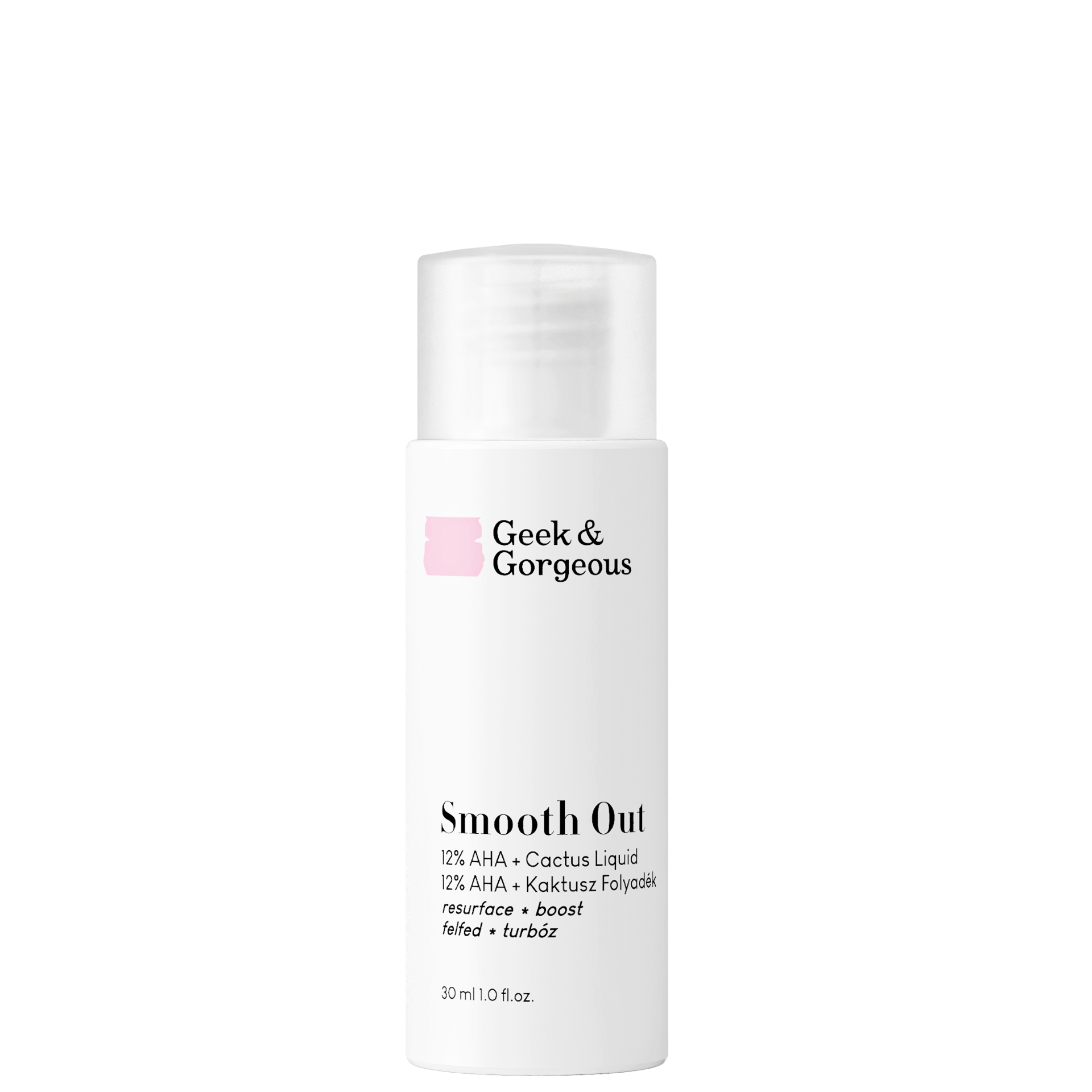 Geek & Gorgeous Smooth Out Tonik do Twarzy z Kwasami AHA 30ml