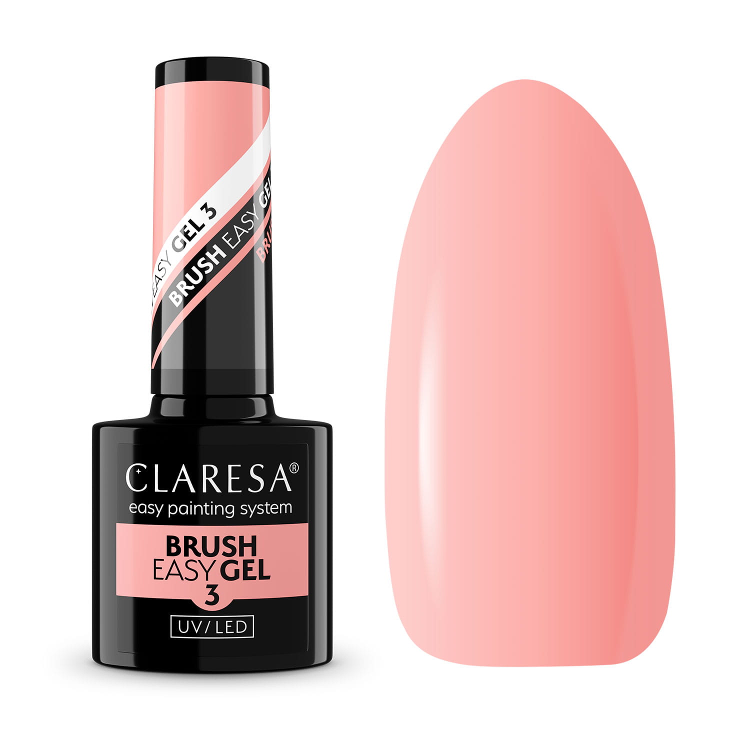 Claresa Brush Easy Gel Żel do Paznokci 3