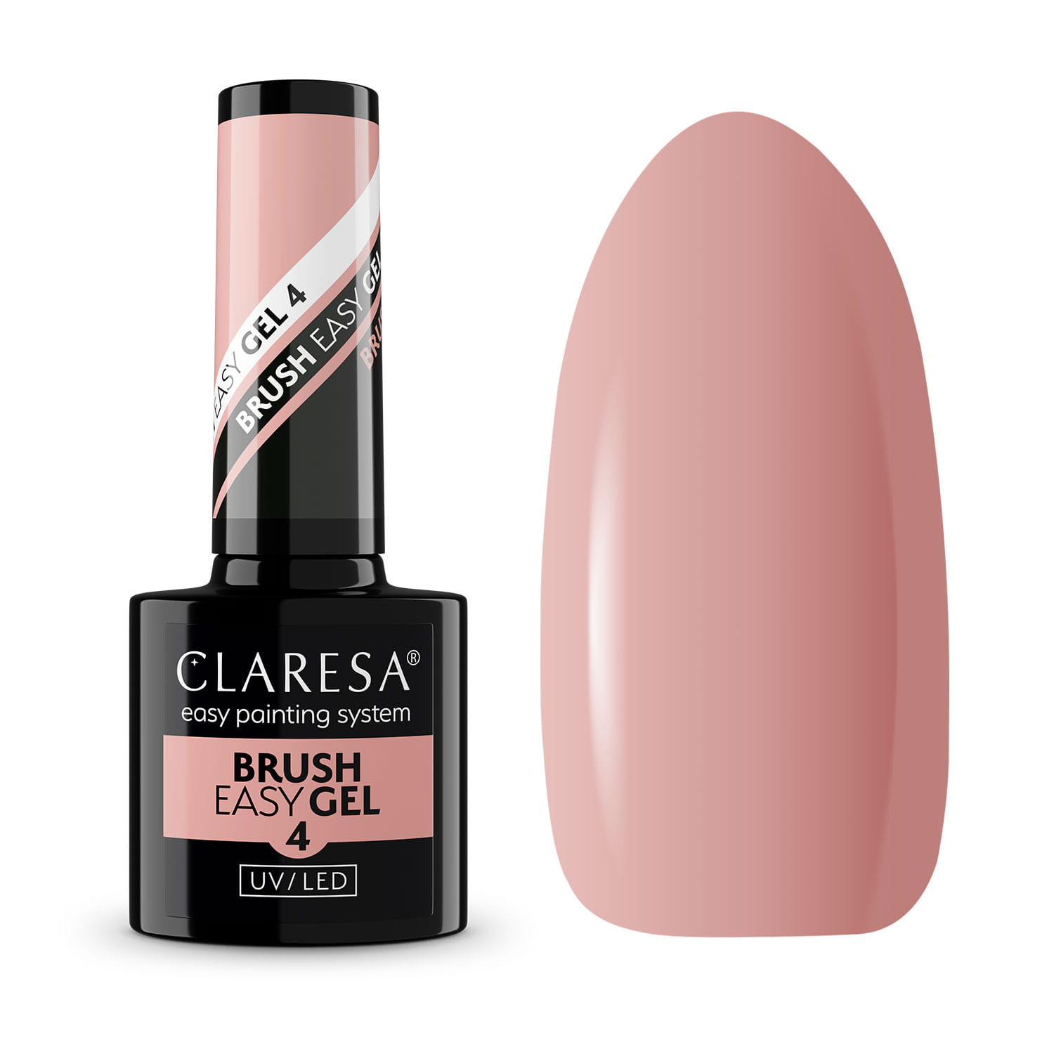 Claresa Brush Easy Gel Żel do Paznokci 4