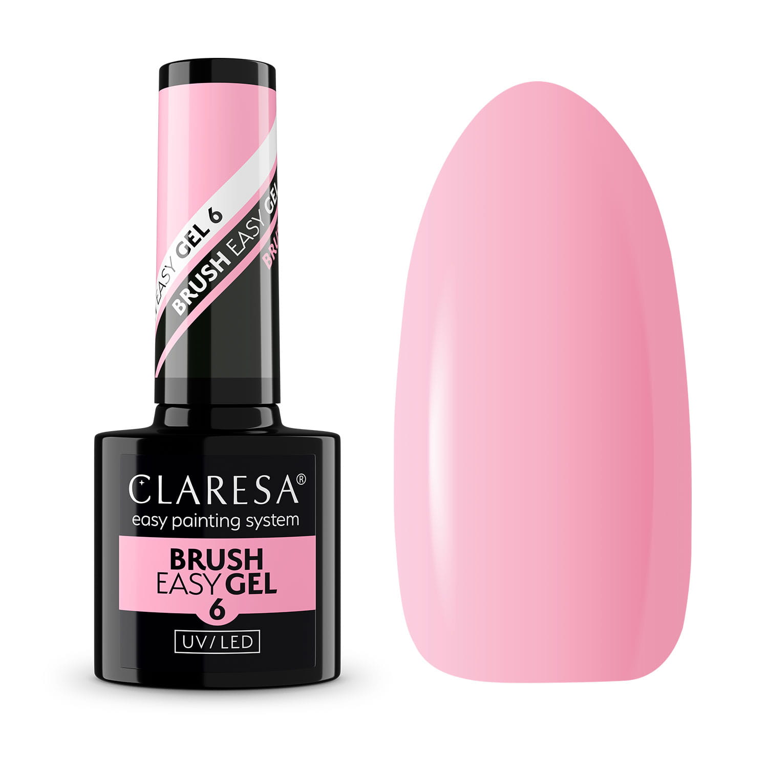 Claresa Brush Easy Gel Żel do Paznokci 6