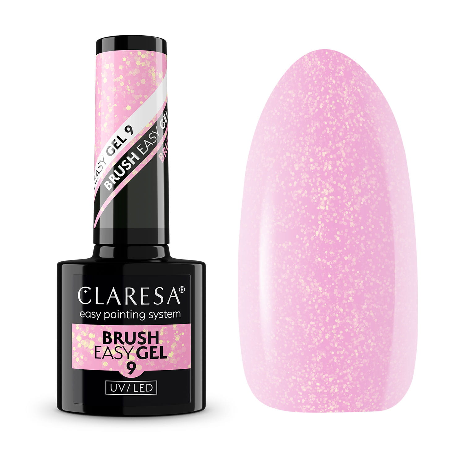 Claresa Brush Easy Gel Żel do Paznokci 9