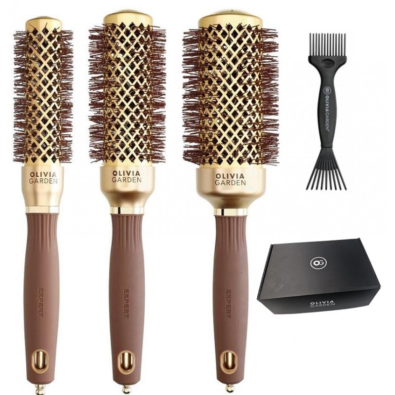 Olivia Garden Zestaw Szczotek Expert Blowout Shine