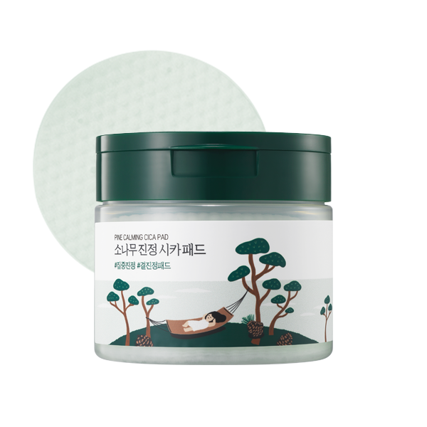 ROUND LAB Pine Calming Cica Pad Płatki Kojące do Twarzy 50 Sztuk