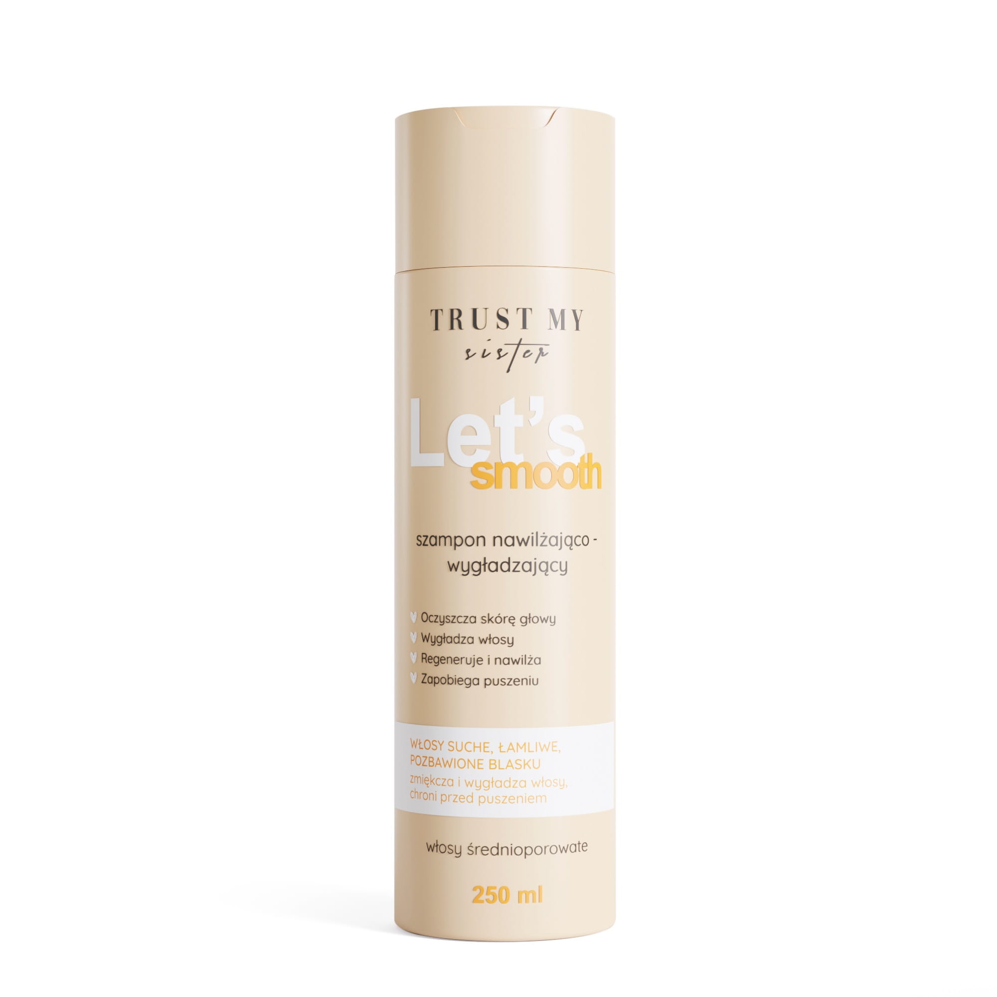 Trust my Sister Let's Make It Smooth Szampon do Włosów Średnioporowatych 250ml