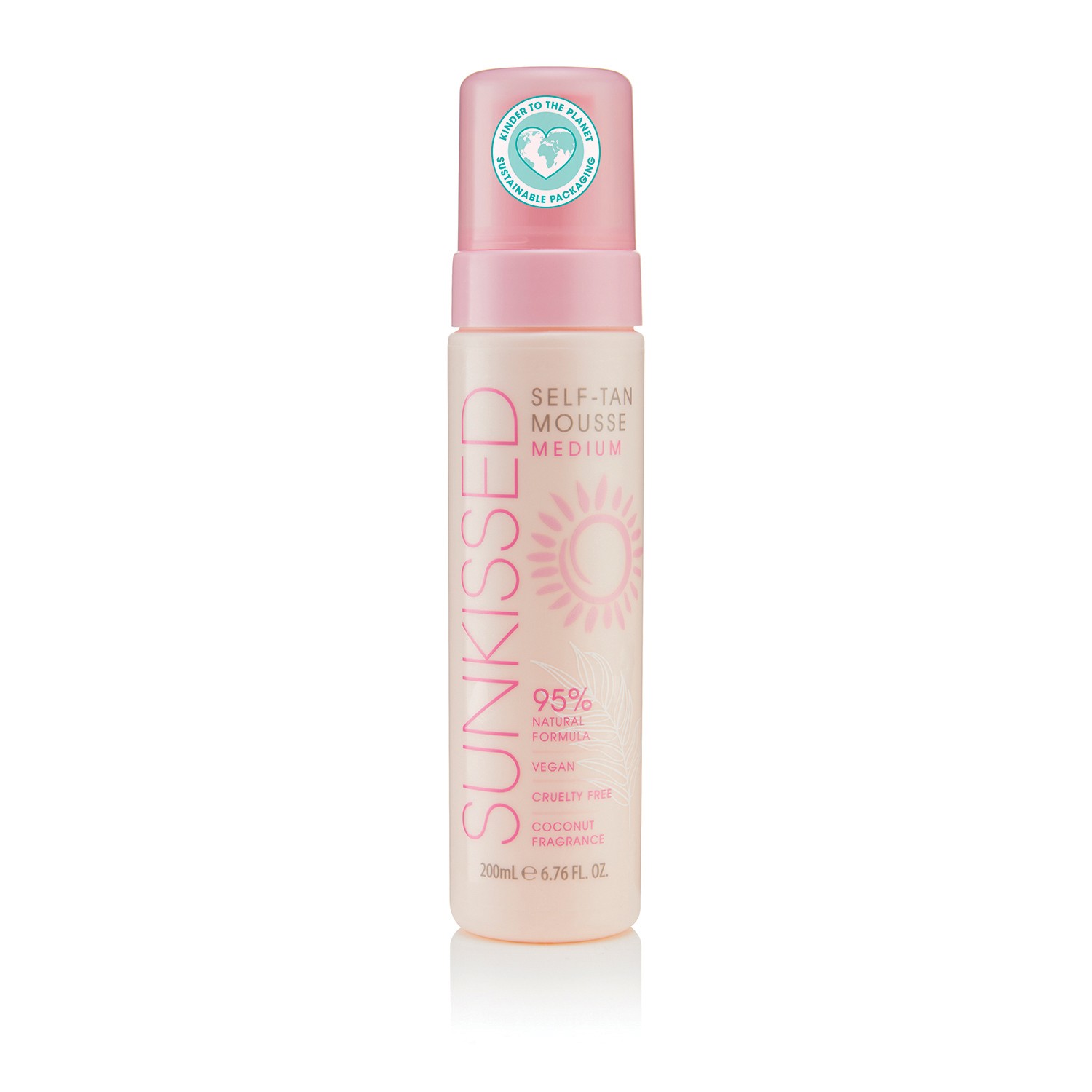 Sunkissed Self-Tan Mousse Pianka Brązująca do Ciała Medium 200ml