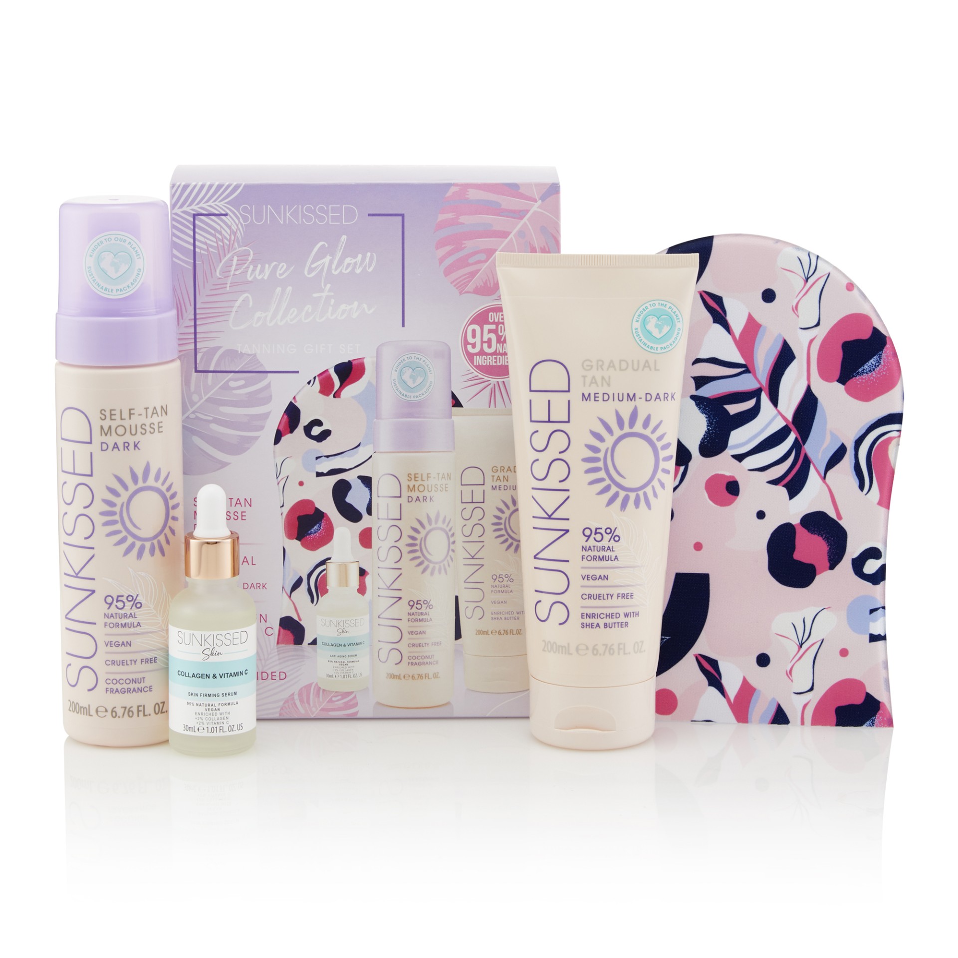 Pure Glow Collection Zestaw Produktów do Samoopalania Dark