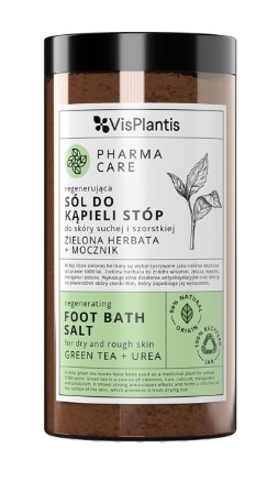 Vis Plantis Pharma Care Regenerująca Sól do Kąpieli Stóp Zielona Herbata Mocznik 560g