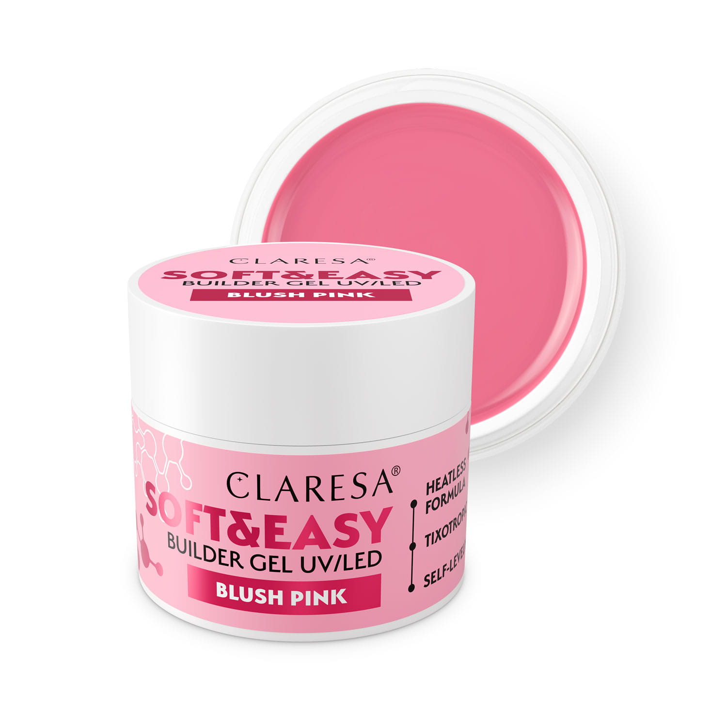 Claresa Żel Budujący Soft & Easy Blush Pink 90g