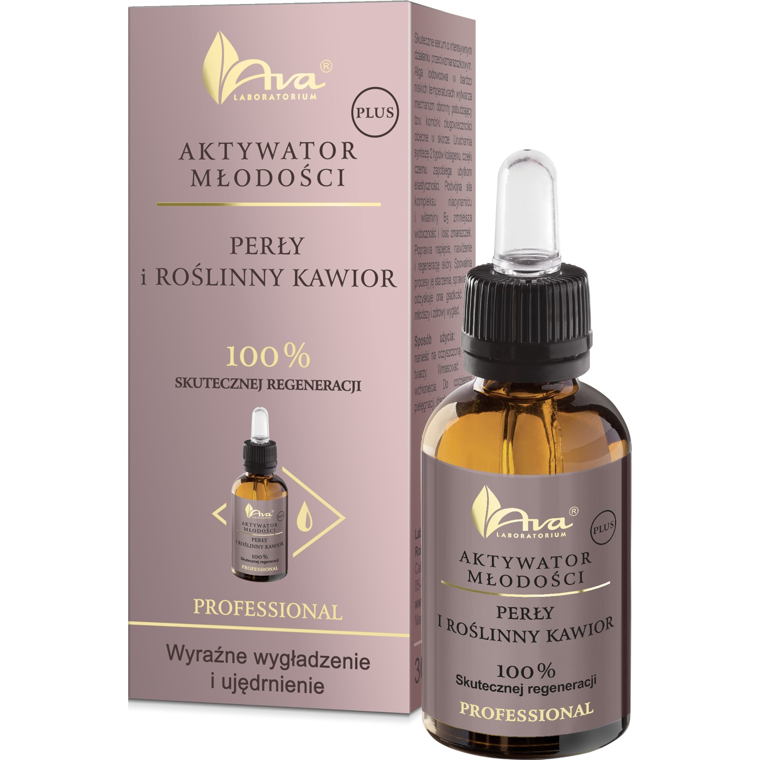 AVA Aktywator Młodości Serum Perły i Roślinny Kawior 30ml