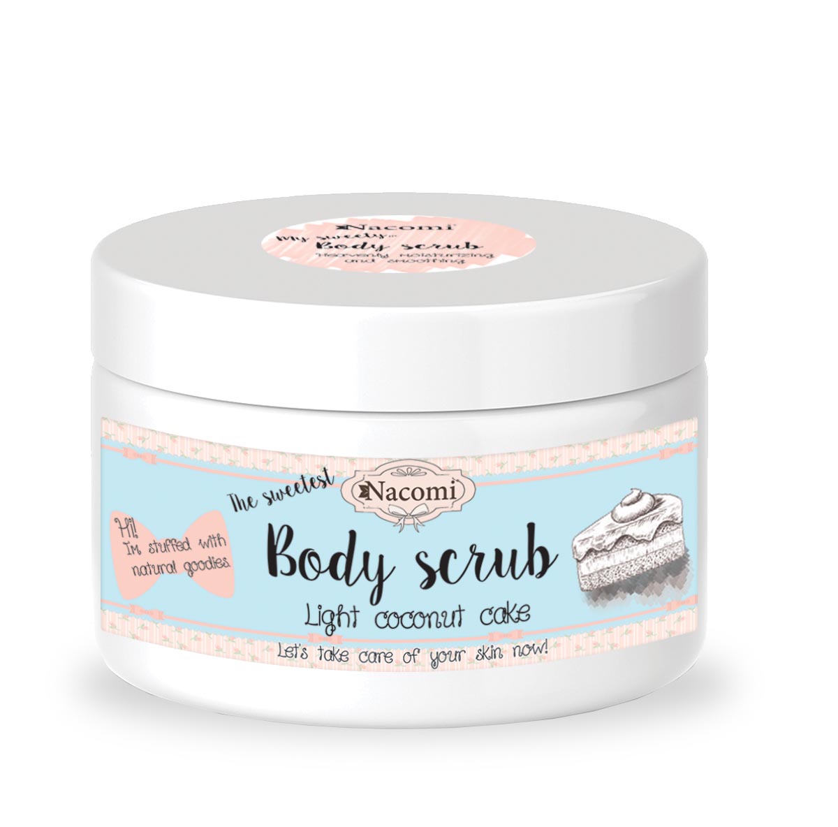 Peeling do Ciała Lekki Kokosowy Tort