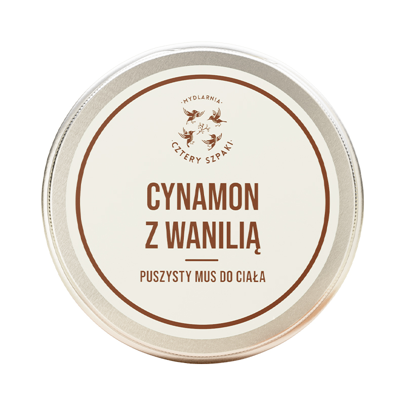 Puszysty Mus do Ciała Cynamon i Wanilia