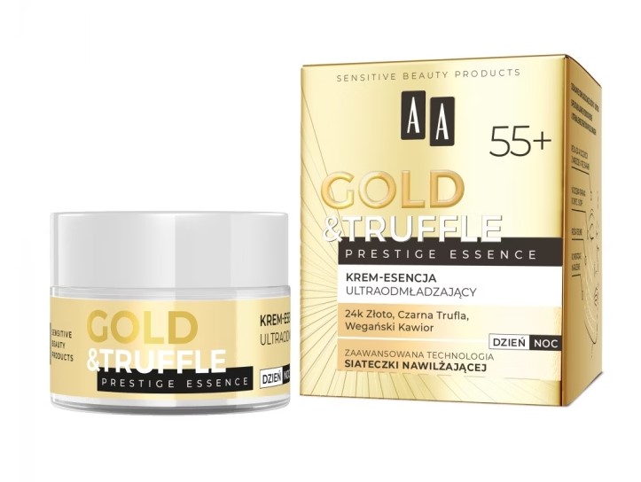 GOLD & TRUFFLE PRESTIGE ESSENCE 55+ Głęboko odbudowujący krem-esencja