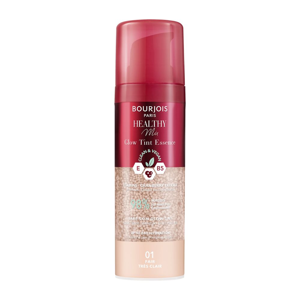 Bourjois Healthy Mix Glow Tint Nawilżająca Esencja Wyrównująca Koloryt Skóry 01 Fair Tres Clair