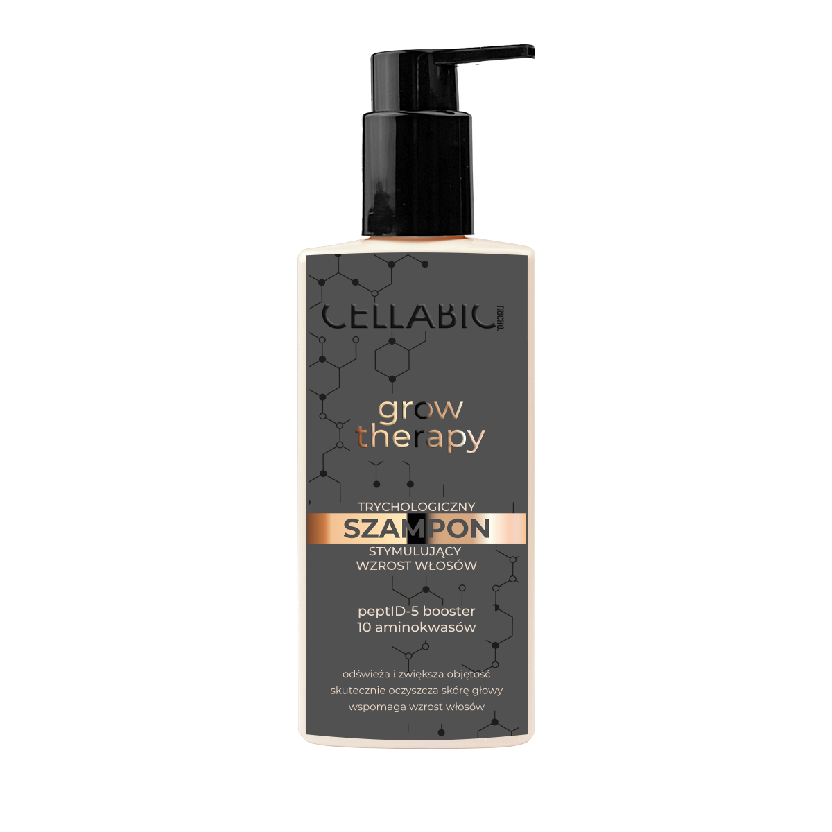 Cellabic Grow Therapy Trychologiczny Szampon Stymulujący Wzrost Włosów 300ml