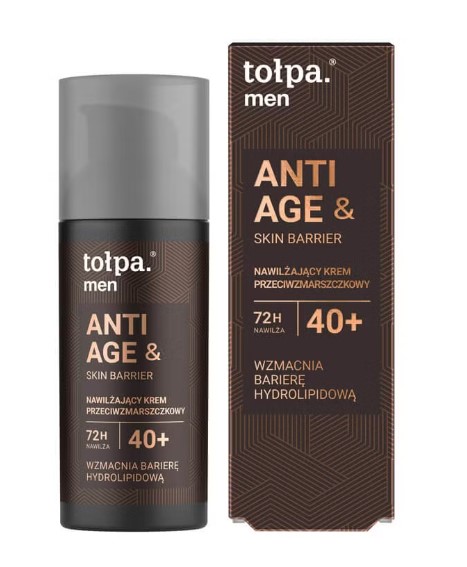 Men Anti Age & Skin Barier Nawilżający Krem Przeciwzmarszczkowy 40+