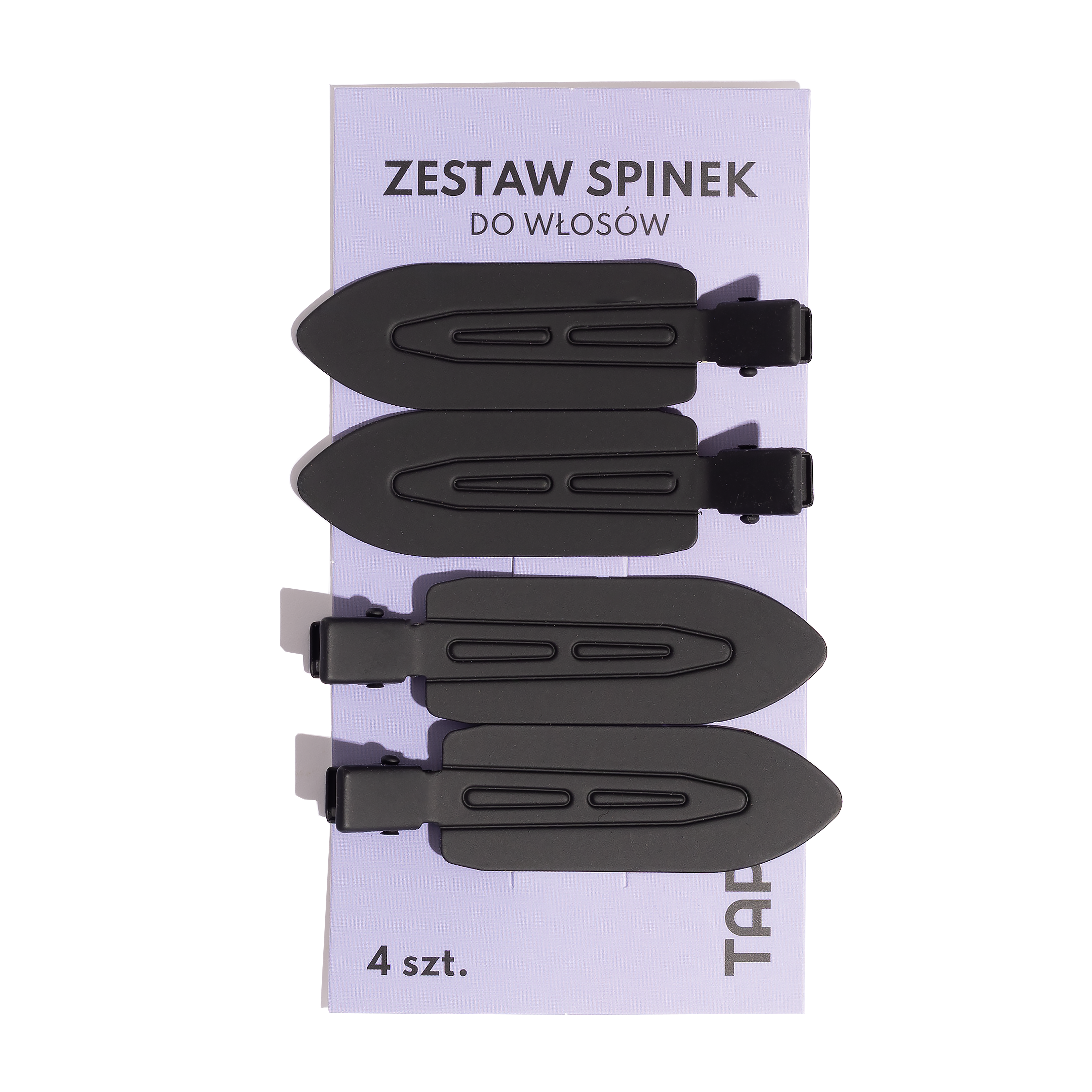 TAPTAP Zestaw Spinek do Włosów Czarne 4szt