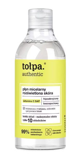 Tołpa Authentic Płyn Micelarny Rozświetlona Skóra 300ml