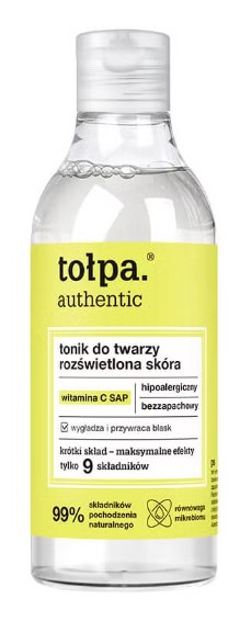 Tołpa Authentic Tonik do Twarzy Rozświetlona Skóra 200ml