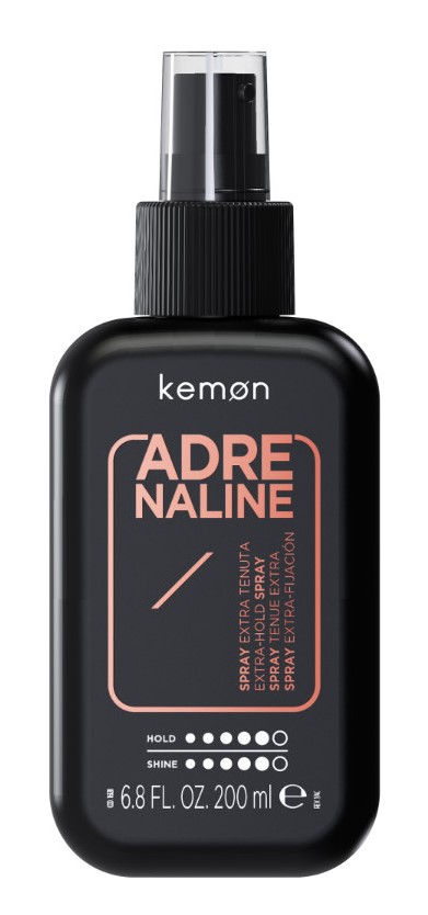 Kemon Adrenaline Bardzo Mocno Utrwalający Spray do Włosów 200ml