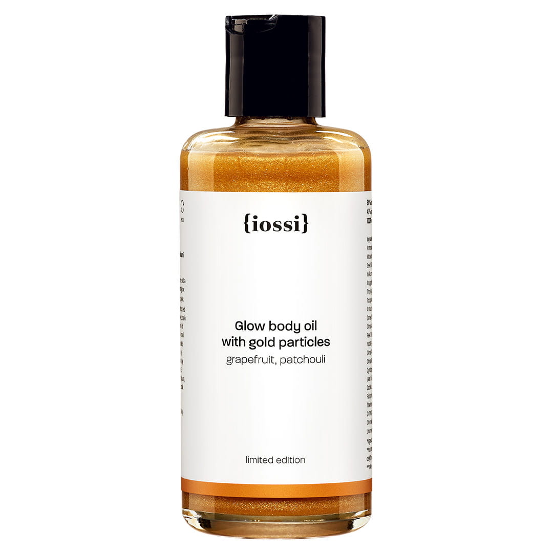 IOSSI Rozświetlający Olejek do Ciała ze Złotymi Drobinkami 150ml