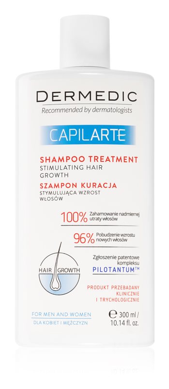 Dermedic Capilarte Szampon Kuracja Stymulująca Wzrost Włosów 300ml