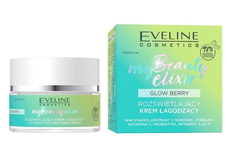 Eveline My Beauty Elixir Rozświetlający Krem Łagodzący 50ml