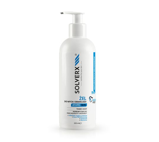 Solverx Atopic Skin Żel do Mycia i Demakijażu 200ml