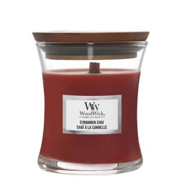 WoodWick Świeca Mała Cinnamon Chai