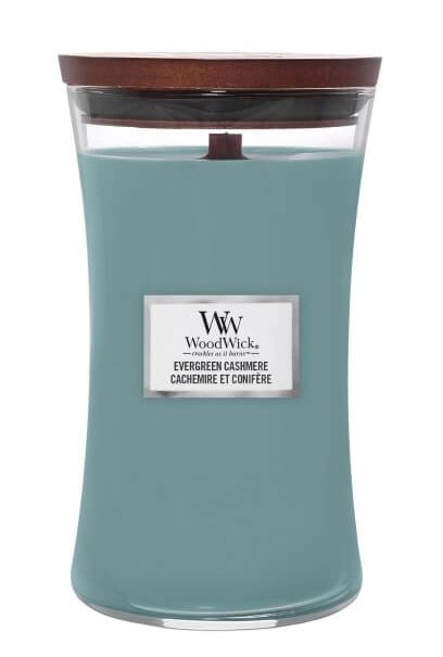 WoodWick Świeca Duża Evergreen Cashmere