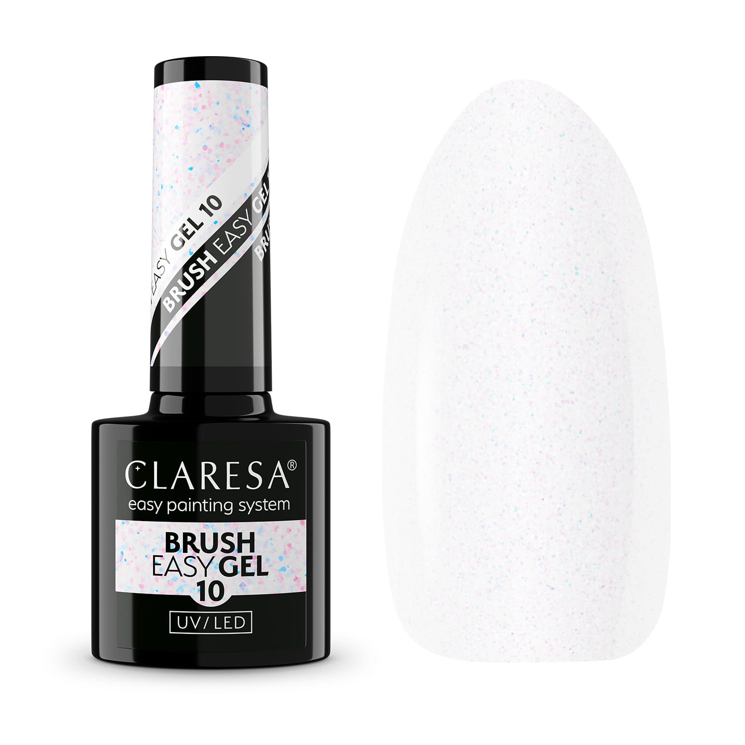 Claresa Brush Easy Gel Żel do Paznokci 10
