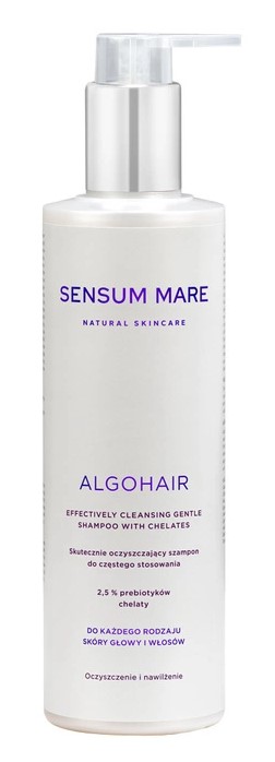Sensum Mare Algohair Skutecznie Oczyszczający Szampon do Częstego Stosowania 250ml