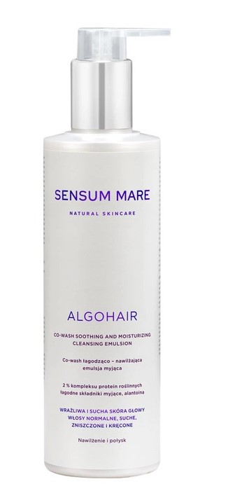 Sensum Mare Algohair Co-Wash Łagodząco-Nawilżająca Emulsja Myjąca 250ml