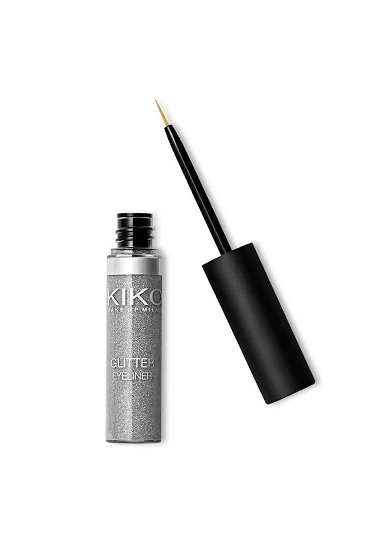 KIKO Milano Glitter Eyeliner z Pędzelkiem 02 Silver 4ml
