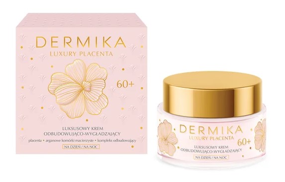 DERMIKA Luxury Placenta Luksusowy Krem Odbudowująco-Wygładzający 60+ 50ml