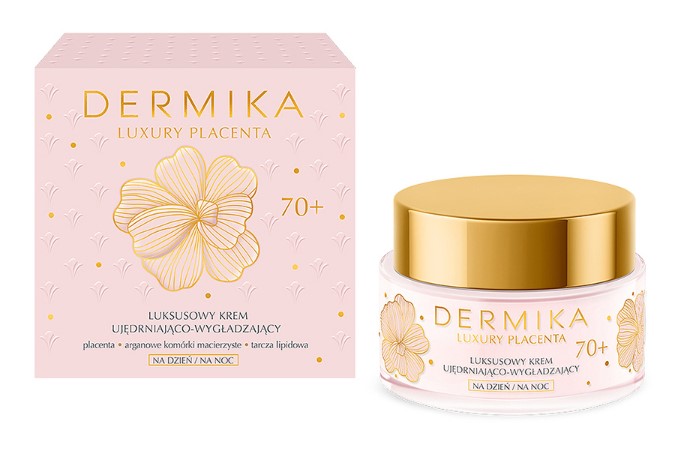 DERMIKA Luxury Placenta Luksusowy Krem Ujędrniająco-Wygładzający 70+ 50ml