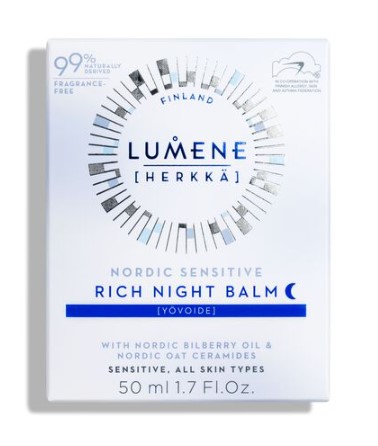 LUMENE Nordic Sensitive Bogaty Balsam do Twarzy na Noc 50ml
