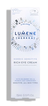 LUMENE Nordic Sensitive Bogaty Krem pod Oczy 15ml