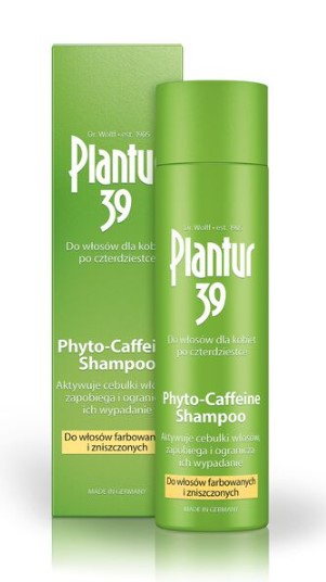 Plantur 39 Phyto-Caffeine Szampon do Włosów Farbowanych i Zniszczonych 250ml